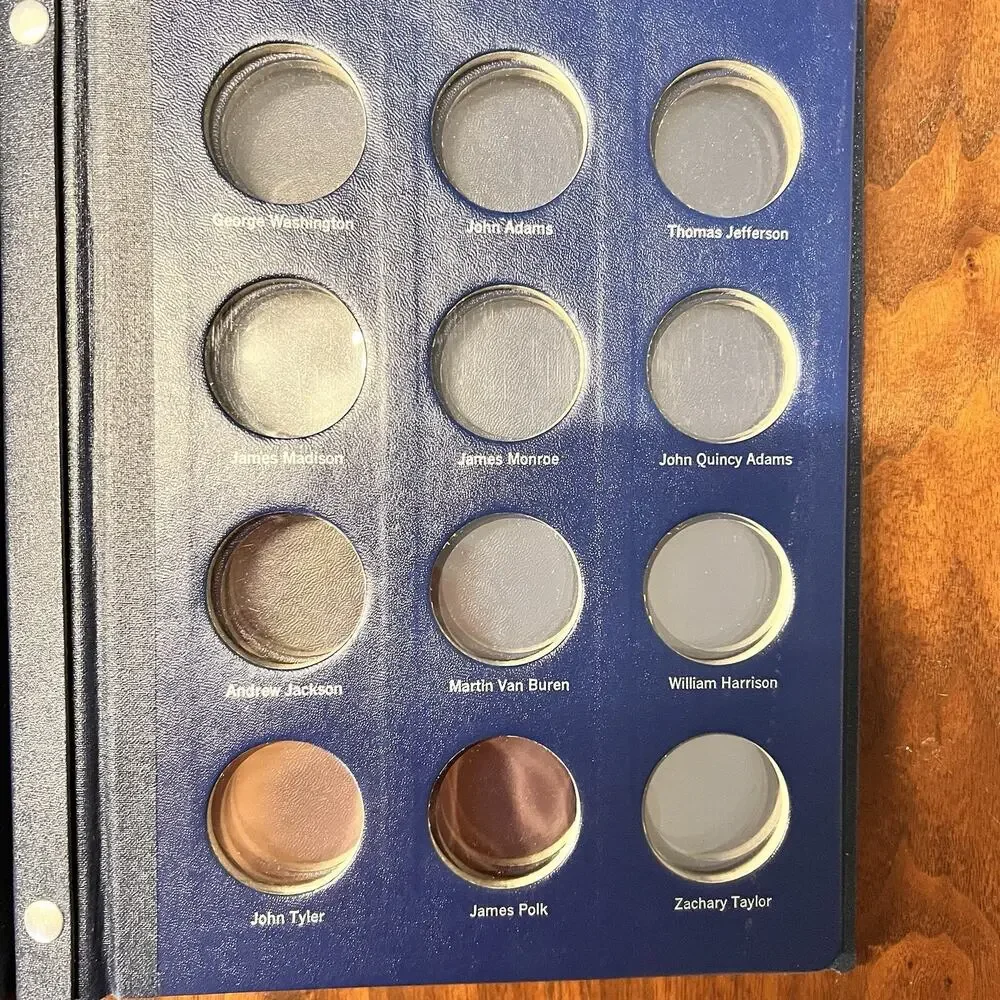 1970 Franklin Mint Presidential Commemorative Medals Album Book Empty AMEX